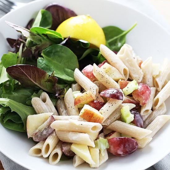 APPLE + GRAPE PASTA SALAD