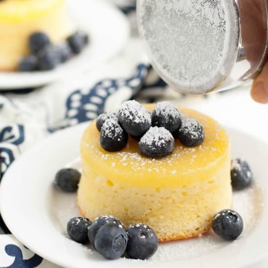Lemon Souffle Pudding Cakes