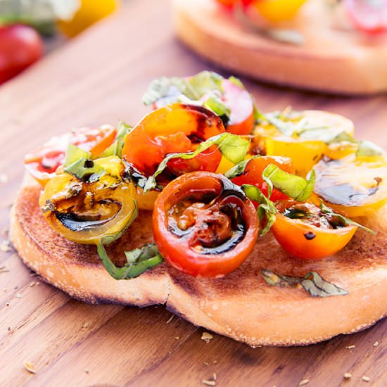 fresh tomato bruschetta