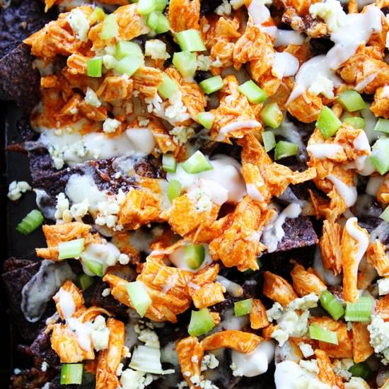 Buffalo Chicken Nachos
