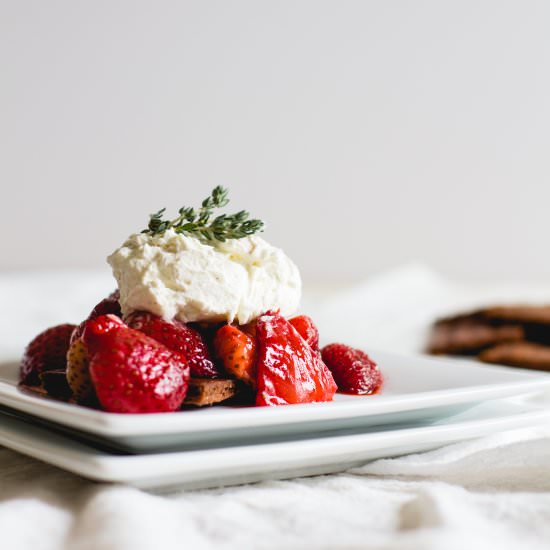 Vanilla Roasted Strawberries