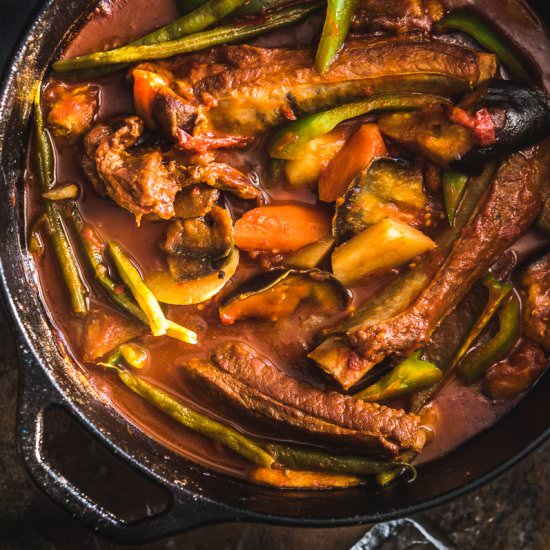Northern Vegetable Stew with Pork
