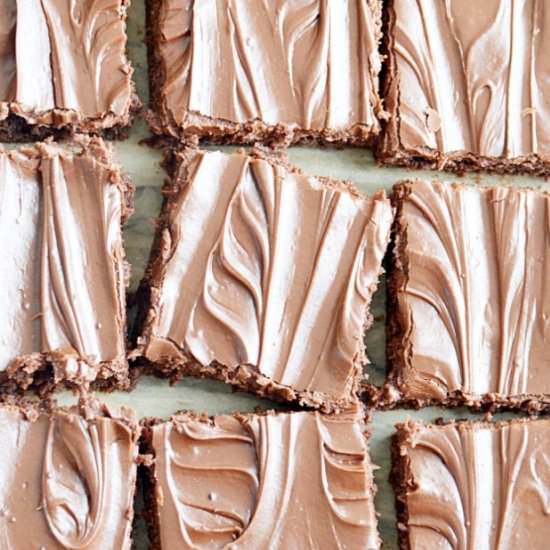 Fudgy Frosted Brownies