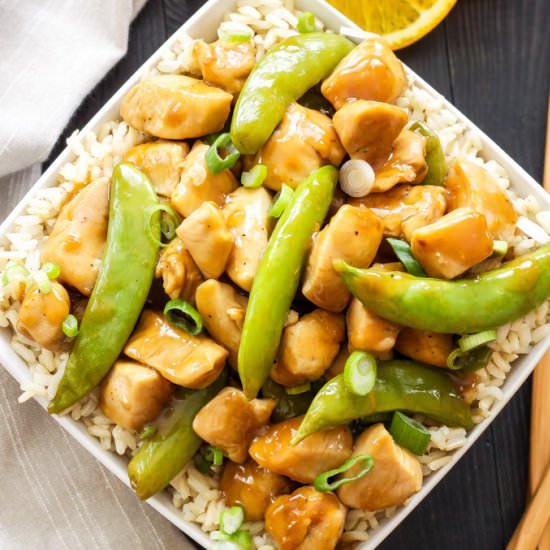 Healthier Orange Chicken