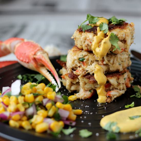 Crab Cakes with Spicy Mustard Mayo