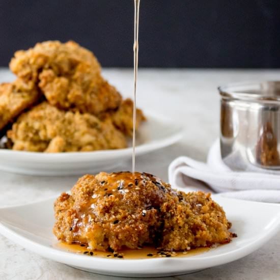 Pickle Brined Oven Fried Chicken