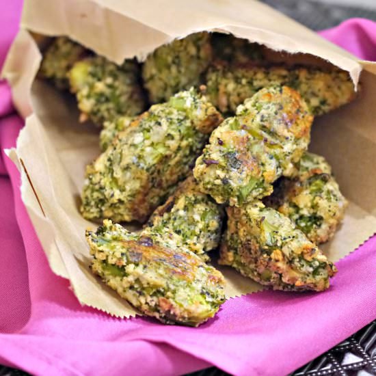 Gluten Free Baked Broccoli Tots