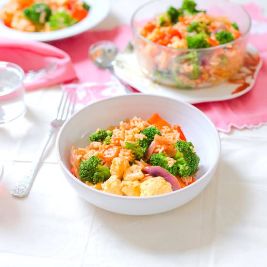Rice and Veggie Bowl