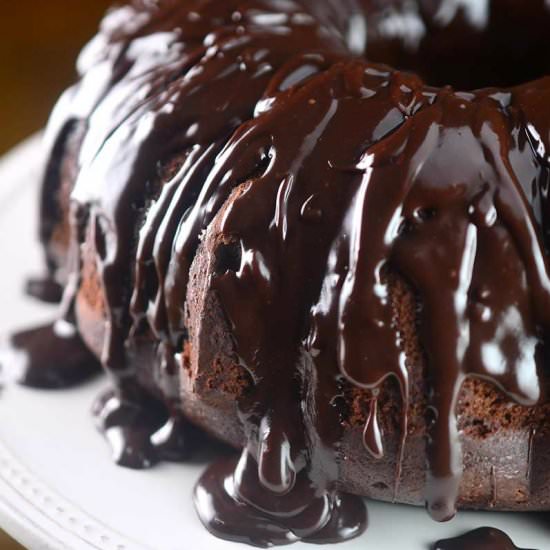 Triple Chocolate Bundt Cake