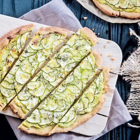 Buckwheat Tart with Zucchini