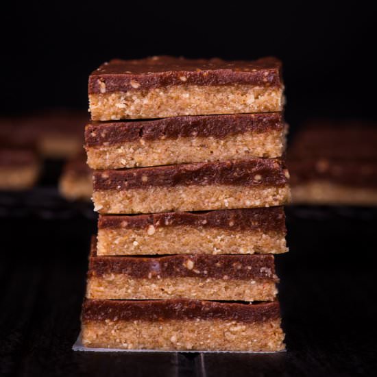 Chocolate Almond Slice