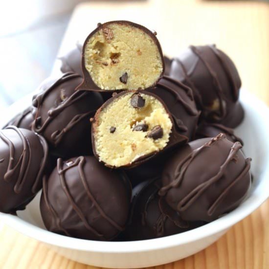 Chocolate Chip Cookie Dough Truffle