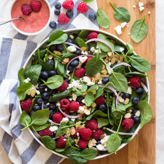 Very Berry Spinach Salad