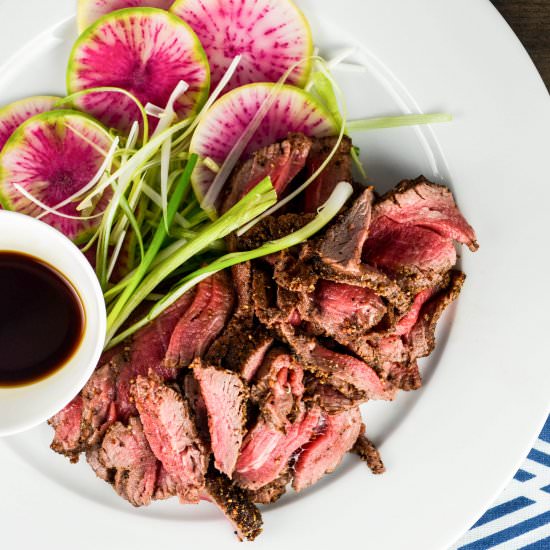 Beef Tataki with Scratch Ponzu