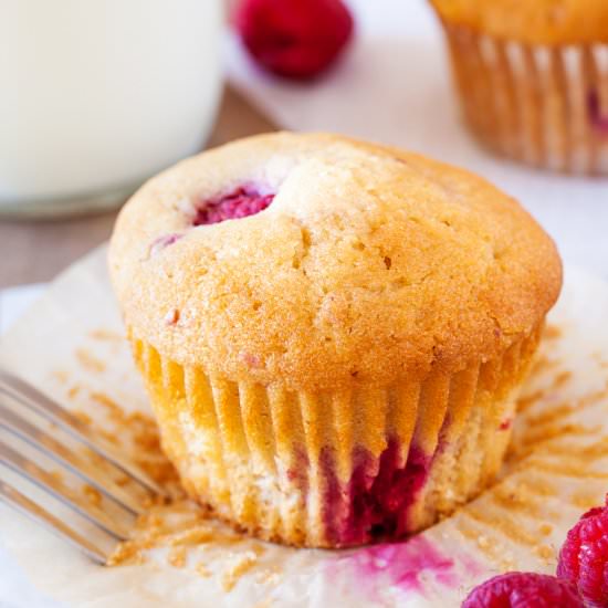 Game-Changing Raspberry Muffins