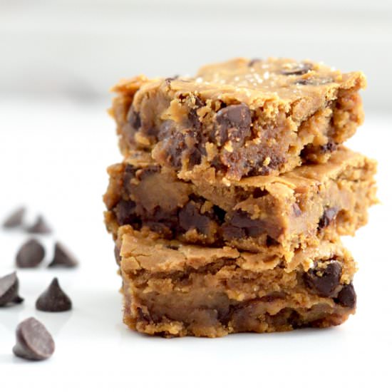 Healthy Peanut Butter Blondies