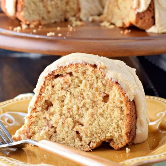 Caramel Apple Bundt Cake