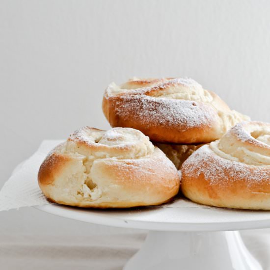 Sweet Lemon Cottage Cheese Rolls