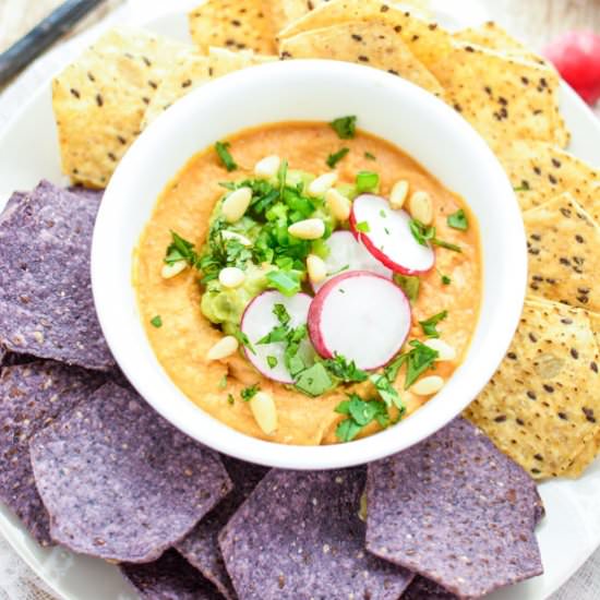 Creamy Sriracha Hummus