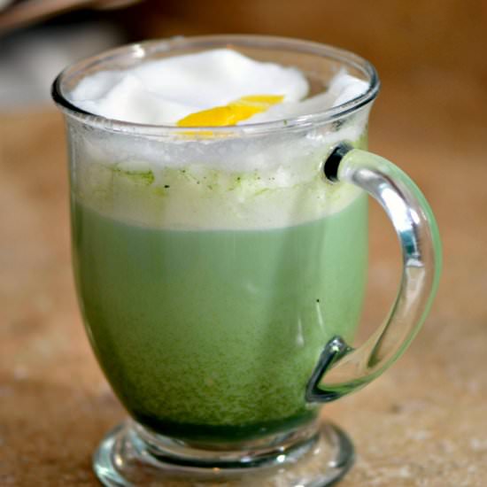 Citrus Green Tea Latte