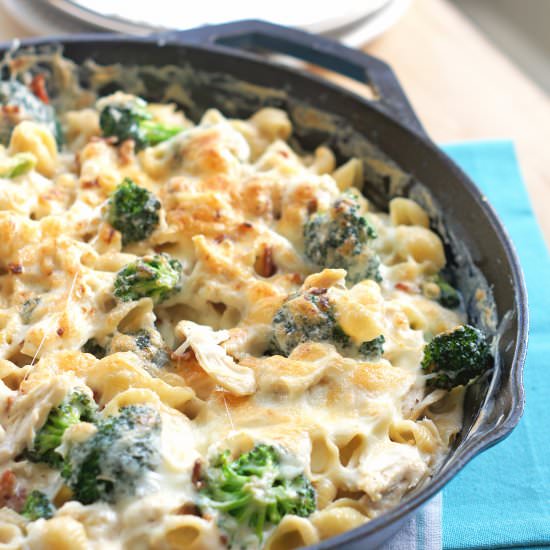 Chicken & Broccoli Skillet Casserole