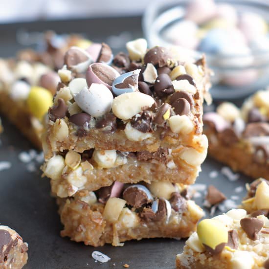 Cadbury Mini Egg Seven Layer Bars