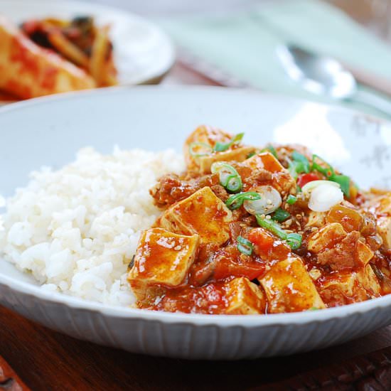 Korean-Style Mapo Tofu