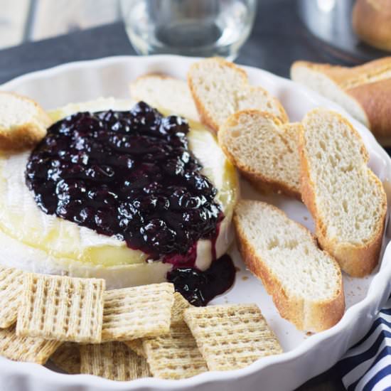 Blueberry Bake Brie