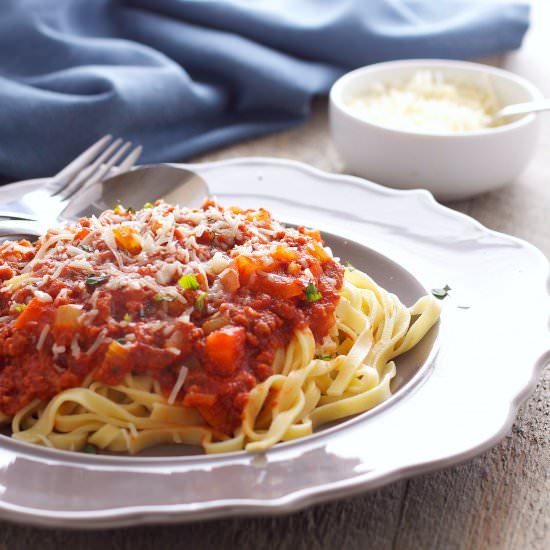 Slow Cooker Bolognese Sauce