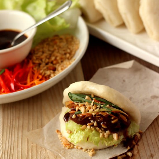 Gua Bao with Braised Pork Belly