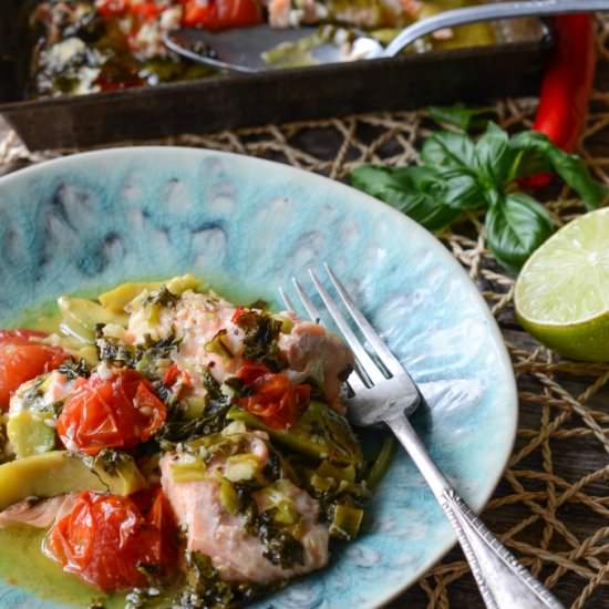 Thai Salmon Bake
