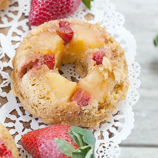 Pineapple Strawberry Donuts