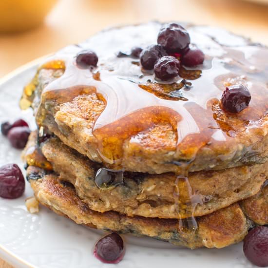Vegan Blueberry Pancakes