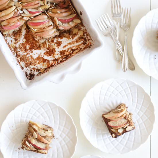 Vegan Apple Almond Coffee Cake
