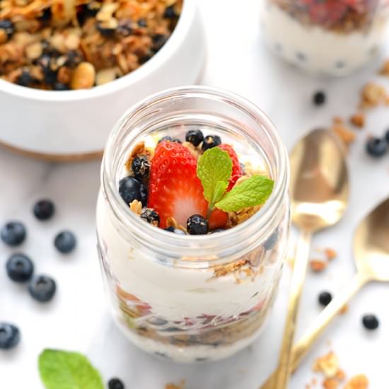 Yogurt and Granola Parfaits
