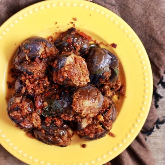 Stuffed Eggplant Curry