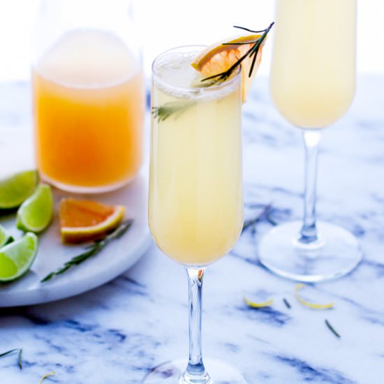 Grapefruit Prosecco Cocktail