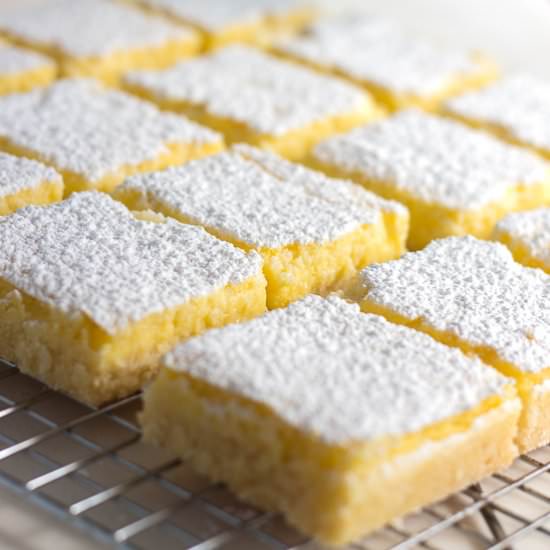 My Favorite Low Carb Lemon Bars
