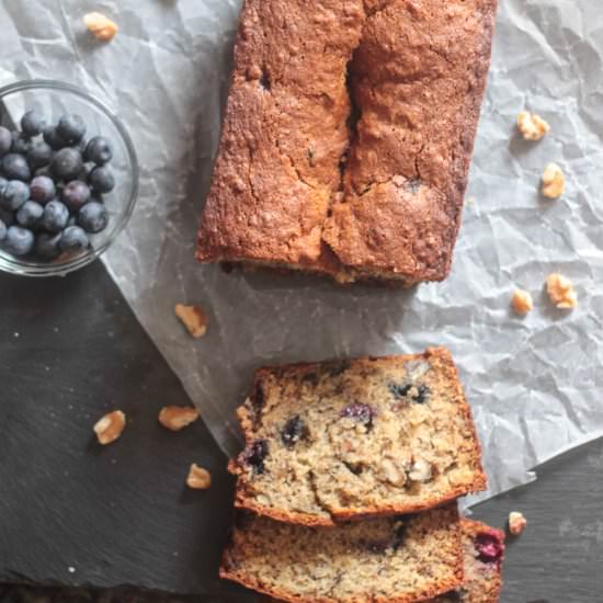 Banana Blueberry Bread