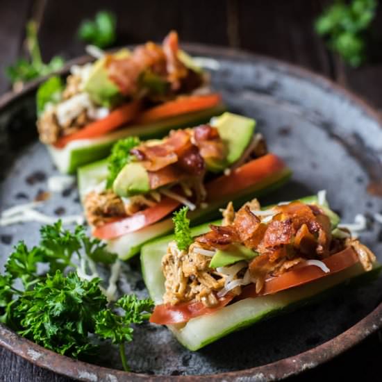 Low-Carb Club Cucumber Sub