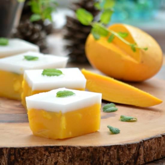 Vegan Mango & Coconut Milk ‘Jelly’