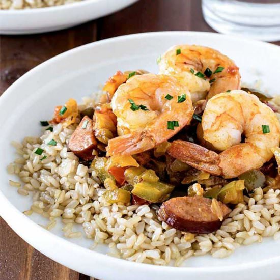 Easy Shrimp Jambalaya