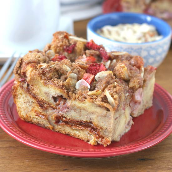 Strawberry Honey French Toast Bake