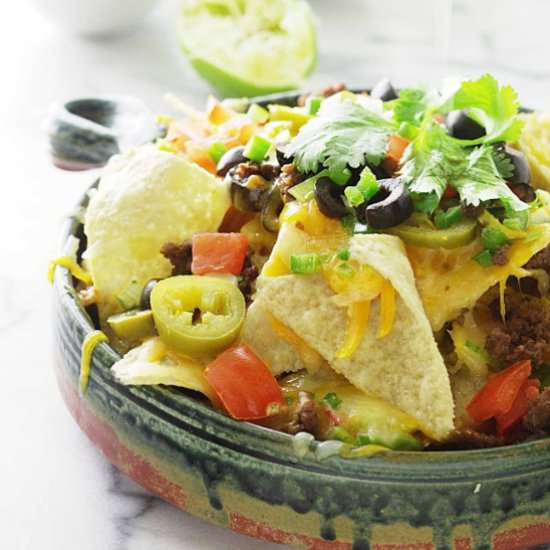 Kamut Chip Spicy Nachos