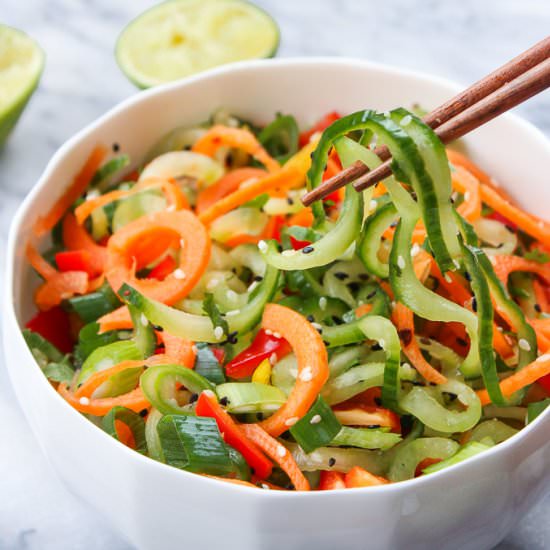Asian Cucumber Sesame Salad