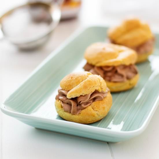 Nutella Cream Puffs