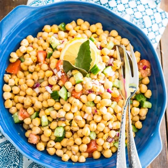 Quick & Easy Chickpea Salad