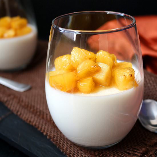 Coconut Milk Panna Cotta