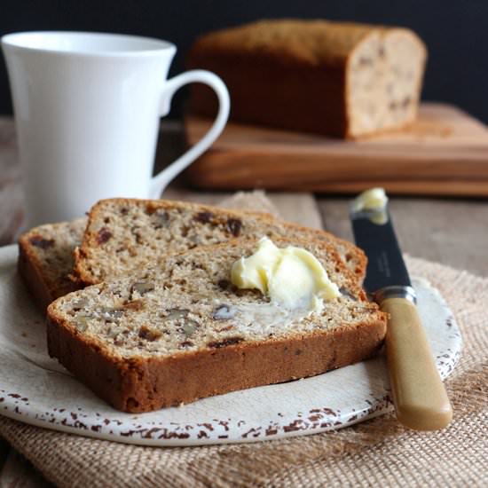 Spiced Walnut and Date Bread