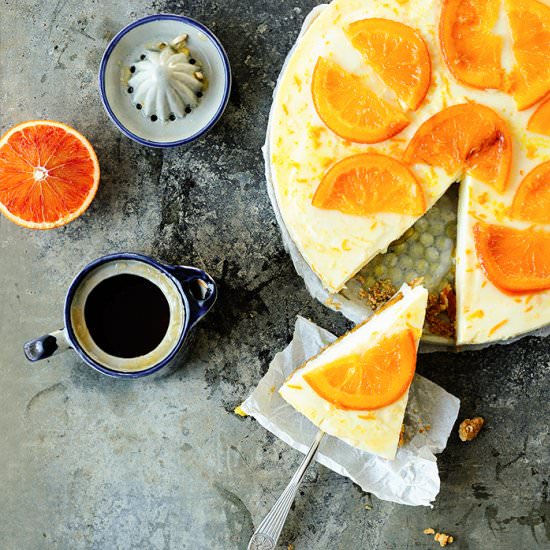 Orange Yogurt Cheesecake